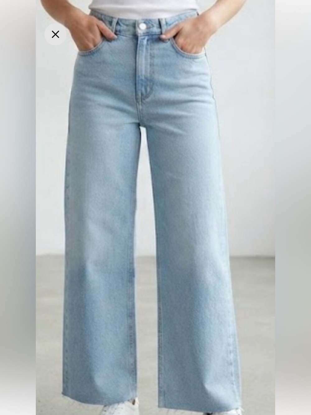 Oat New York Light Blue Straight-Leg Jeans